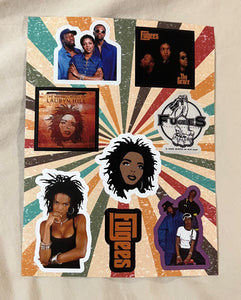 Lauryn Hill and The Fugees Sticker Sheet