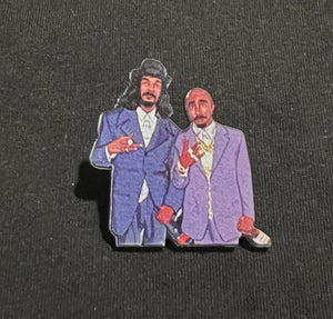 Tupac and Snoop Dogg - Death Row Pin