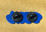 Load image into Gallery viewer, MF Doom (Dodgers Blue) Pin
