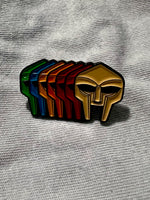 Load image into Gallery viewer, MF Doom multi-color mask Pin
