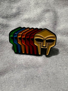 MF Doom multi-color mask Pin