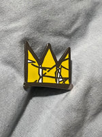 Load image into Gallery viewer, Jean-Michel Basquiat Crown Pin
