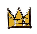 Load image into Gallery viewer, Jean-Michel Basquiat Crown Pin
