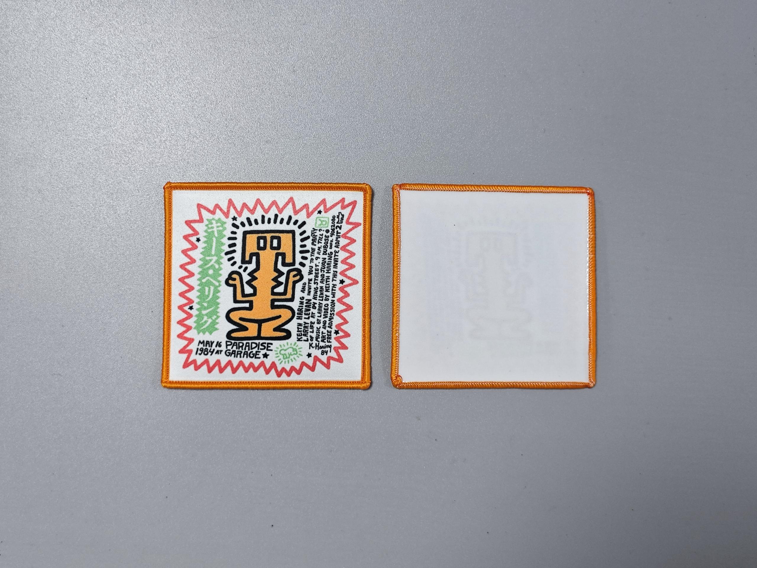 Keith Haring Paradise Garage Flyer Patch