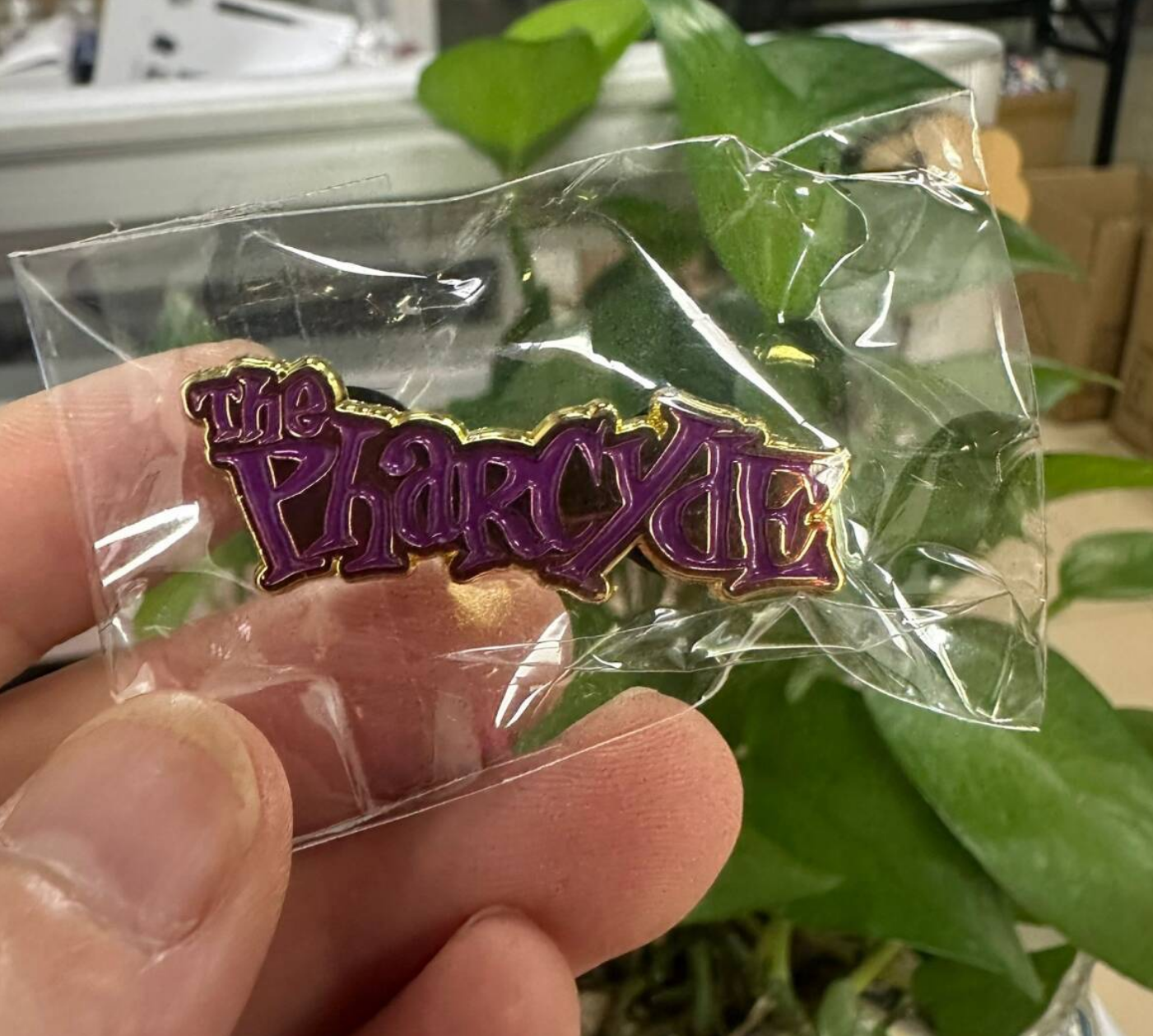 The Pharcyde Gold and Purple Pin