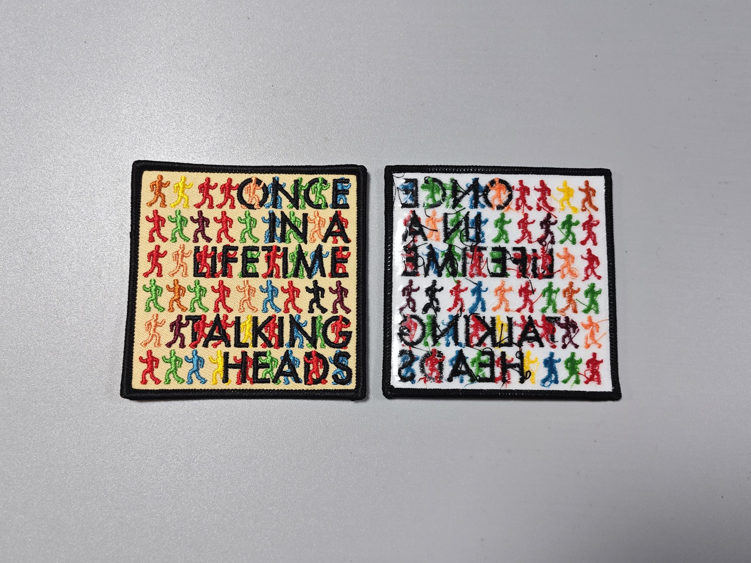 Talking Heads Once In A Lifetime Patch