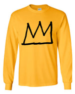 Load image into Gallery viewer, Jean-Michel Basquiat Crown Long Sleeve Shirt
