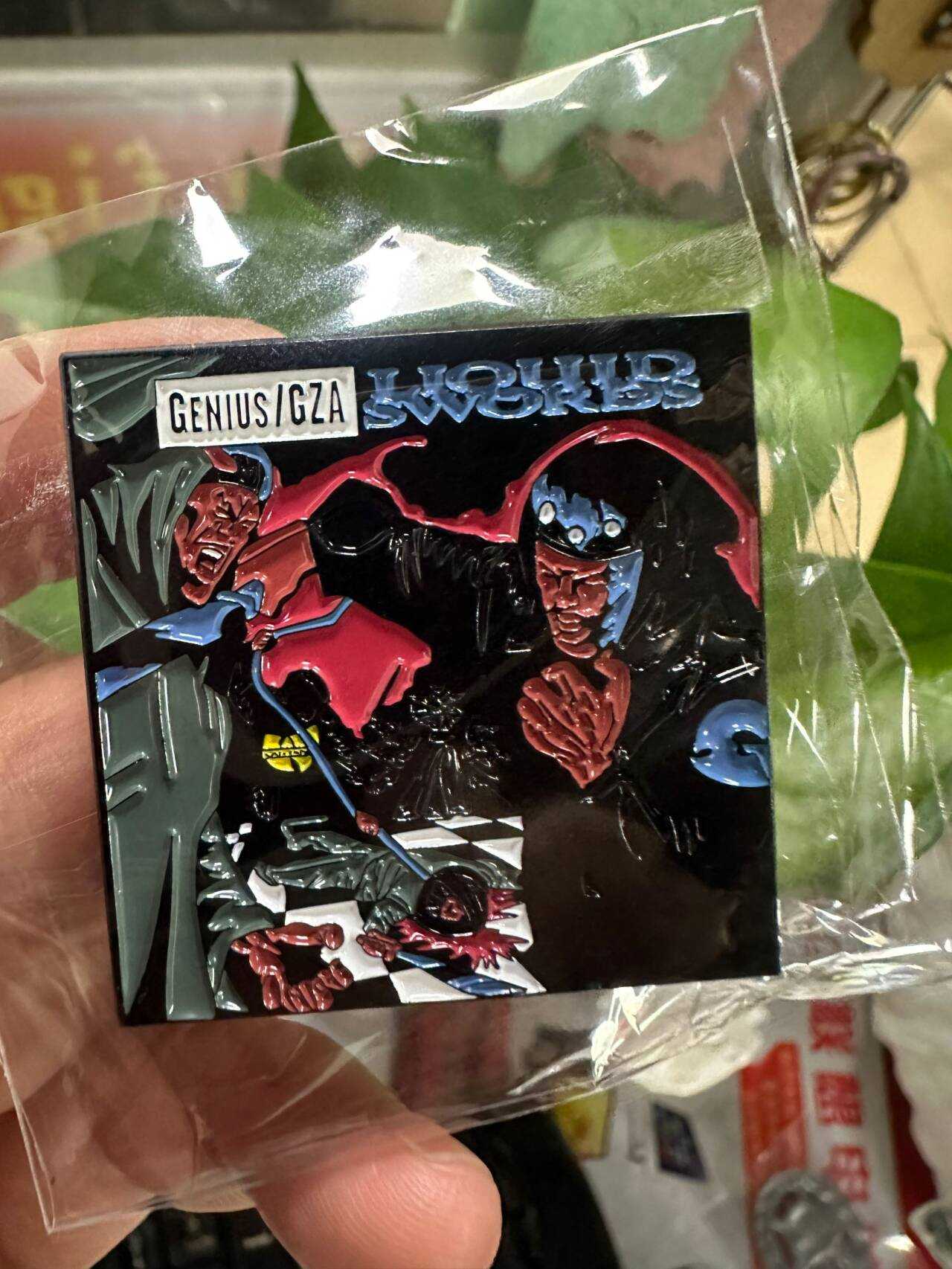 Gza - Liquid Swords Album Pin