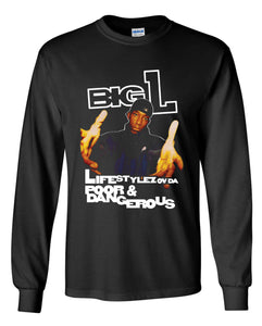 Big L Lifestylez Ov Da Poor & Dangerous Long Sleeve Shirt