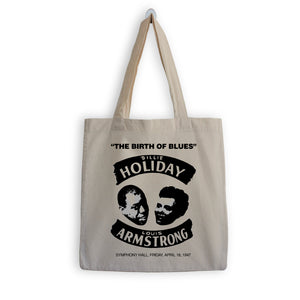 Billie Holiday and Louis Armstrong Tote Bag