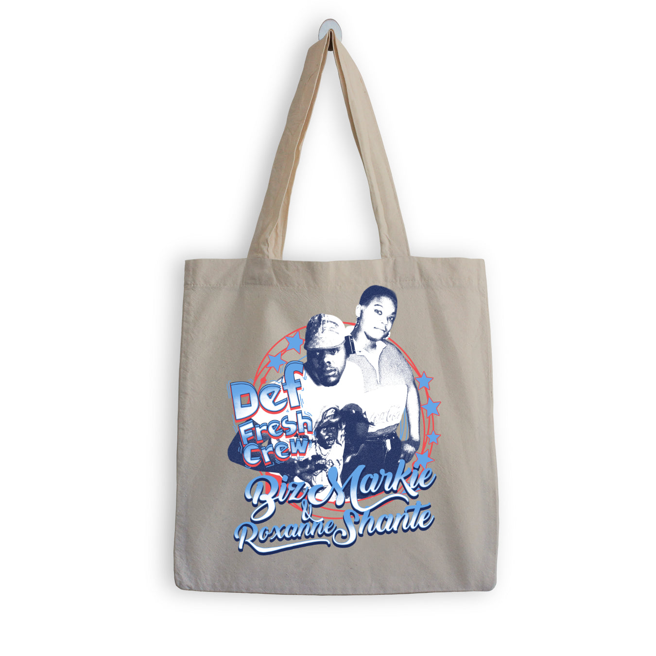 Biz Markie and Roxanne Shante Tote Bag