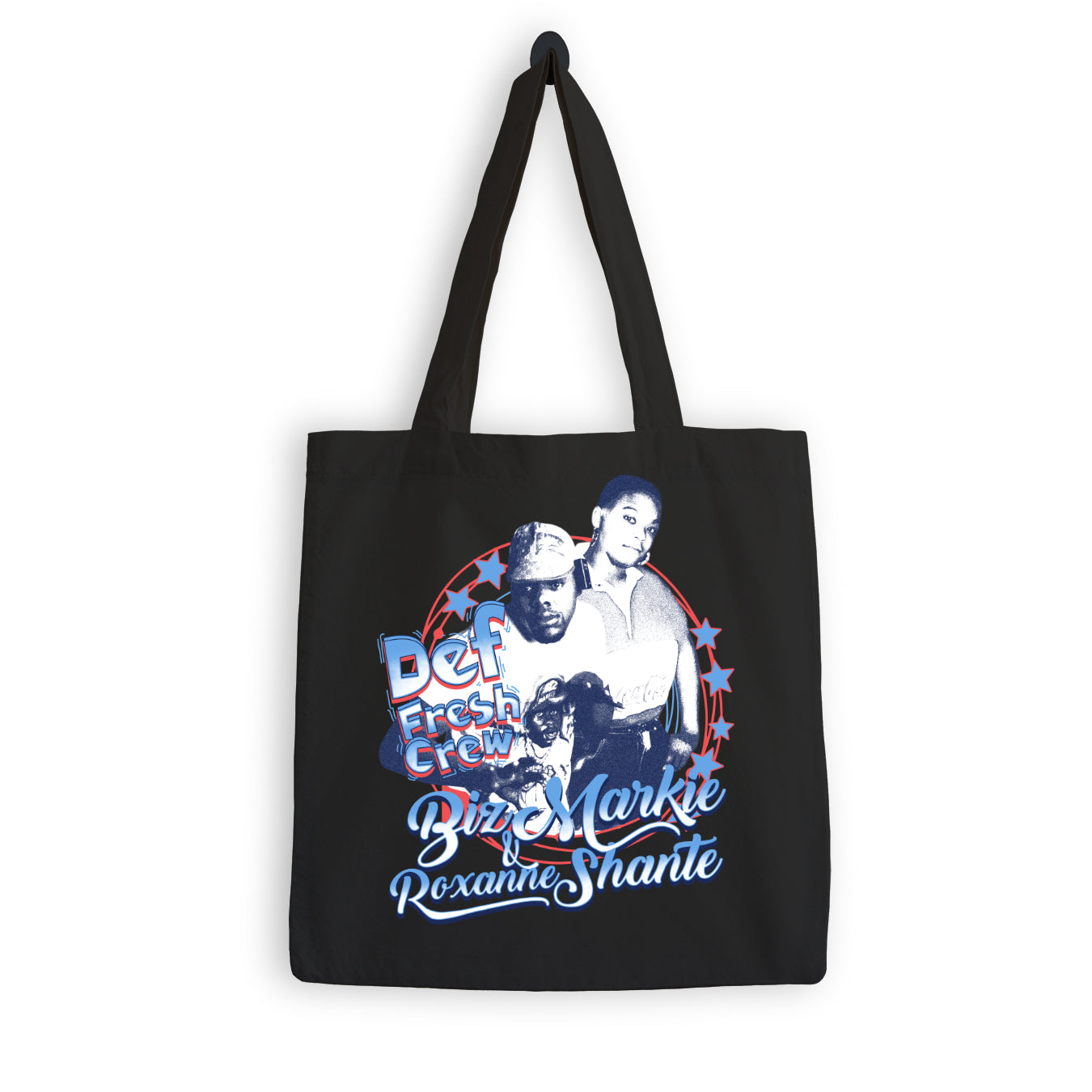 Biz Markie and Roxanne Shante Tote Bag