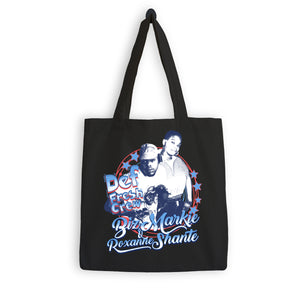 Biz Markie and Roxanne Shante Tote Bag