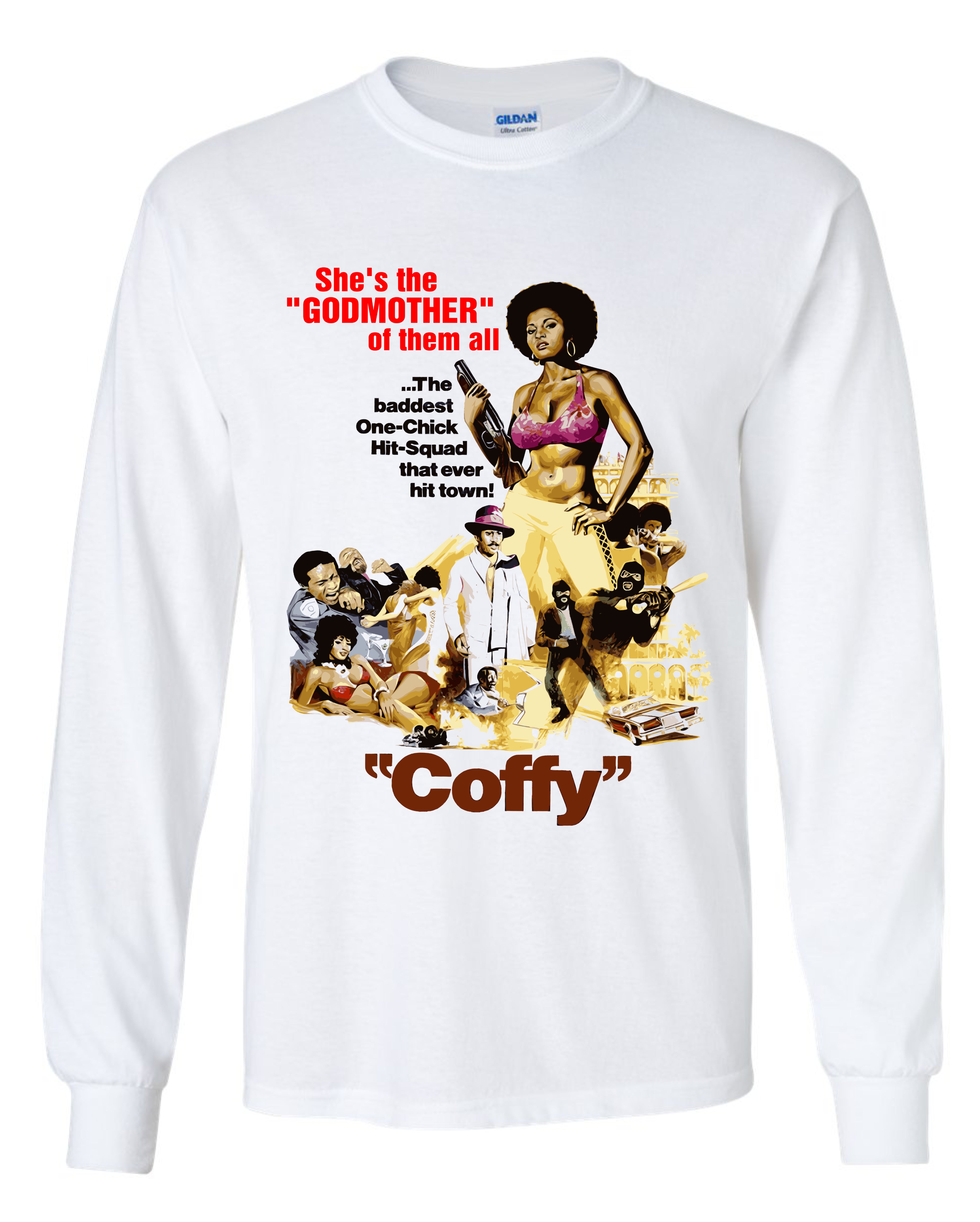 Coffy (Pam Grier) Long Sleeve Shirt