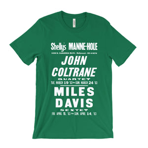 John Coltrane and Miles Davis Concert Poster T-Shirt