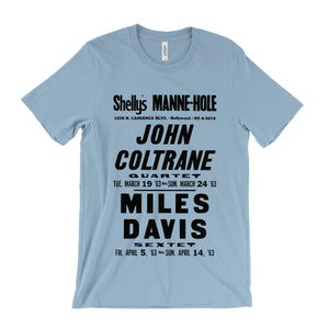 John Coltrane and Miles Davis Concert Poster T-Shirt