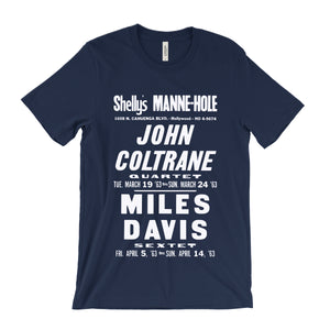 John Coltrane and Miles Davis Concert Poster T-Shirt