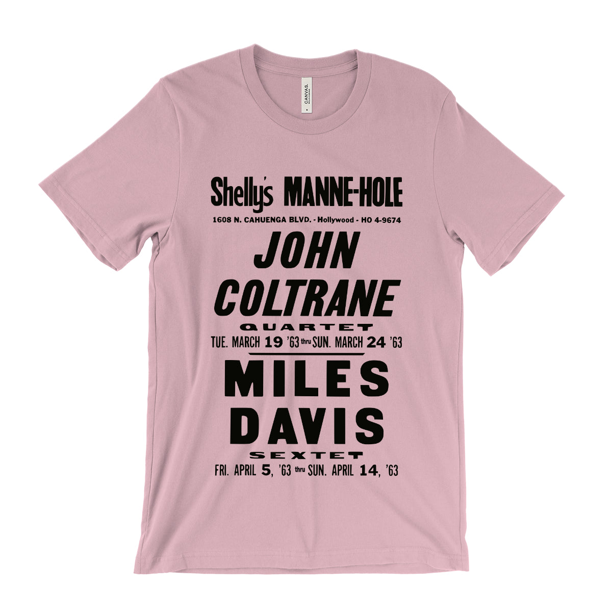 John Coltrane and Miles Davis Concert Poster T-Shirt