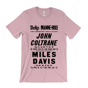 John Coltrane and Miles Davis Concert Poster T-Shirt