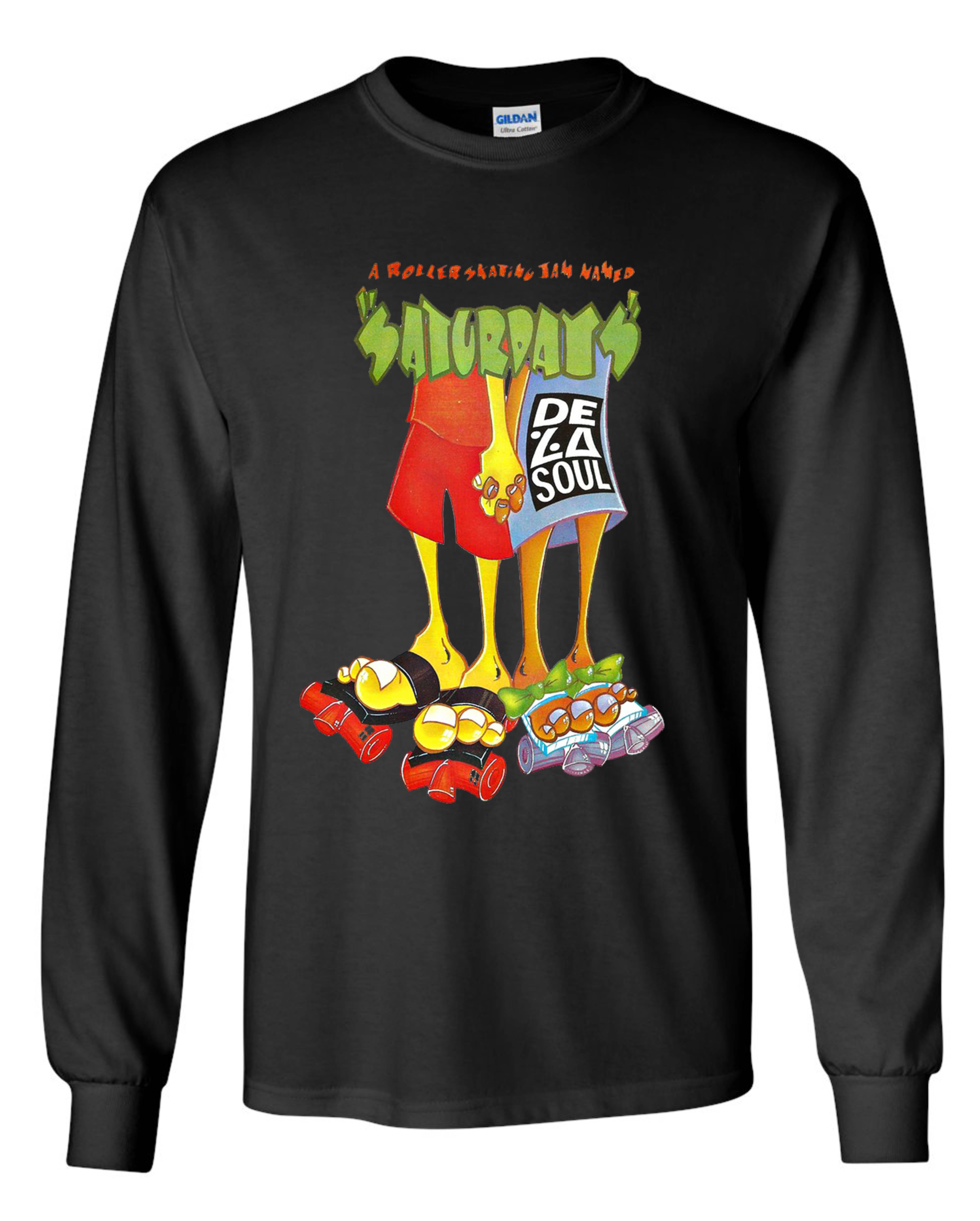 De La Soul Rollerskating Jam named Saturdays Long Sleeve Shirt