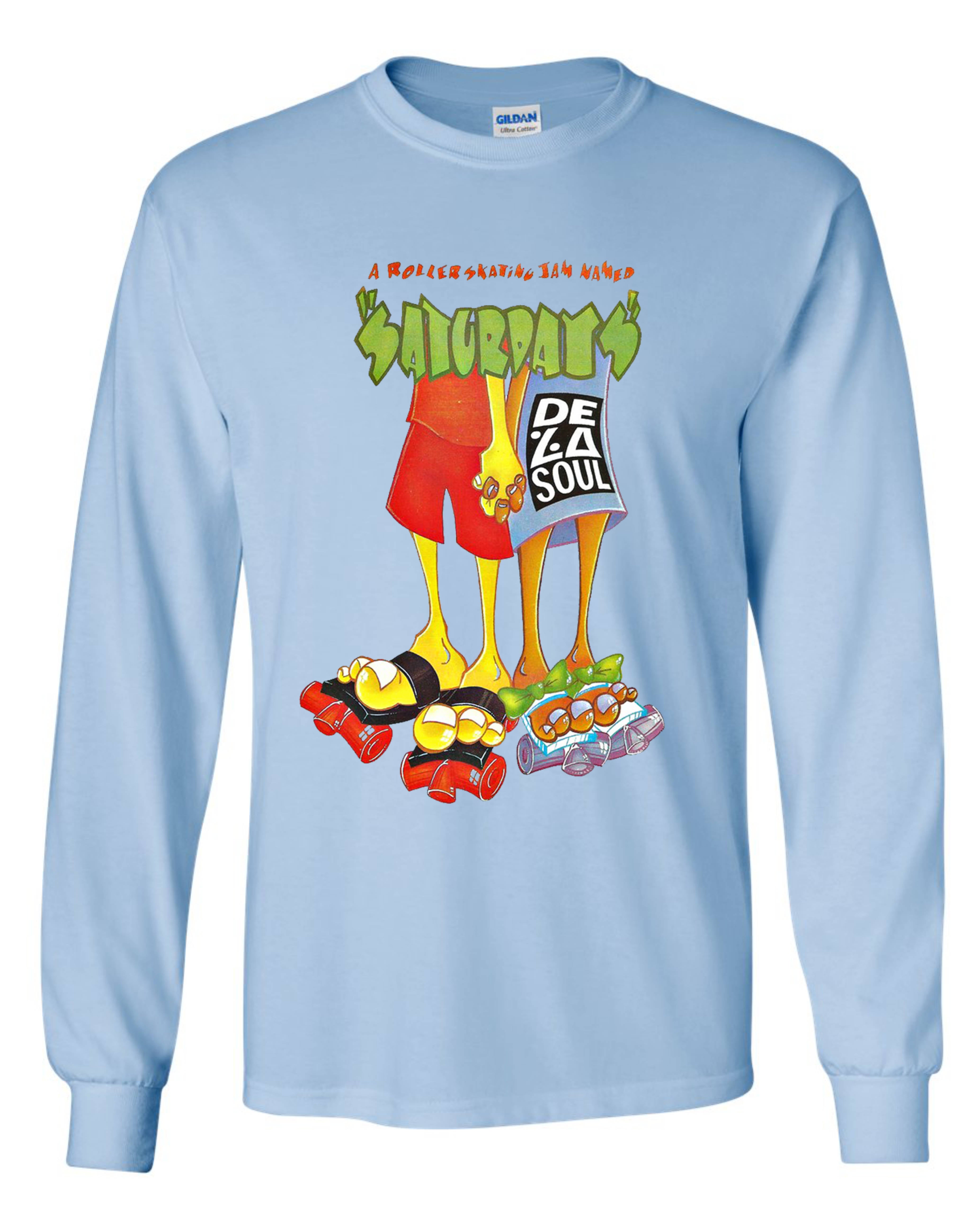 De La Soul Rollerskating Jam named Saturdays Long Sleeve Shirt