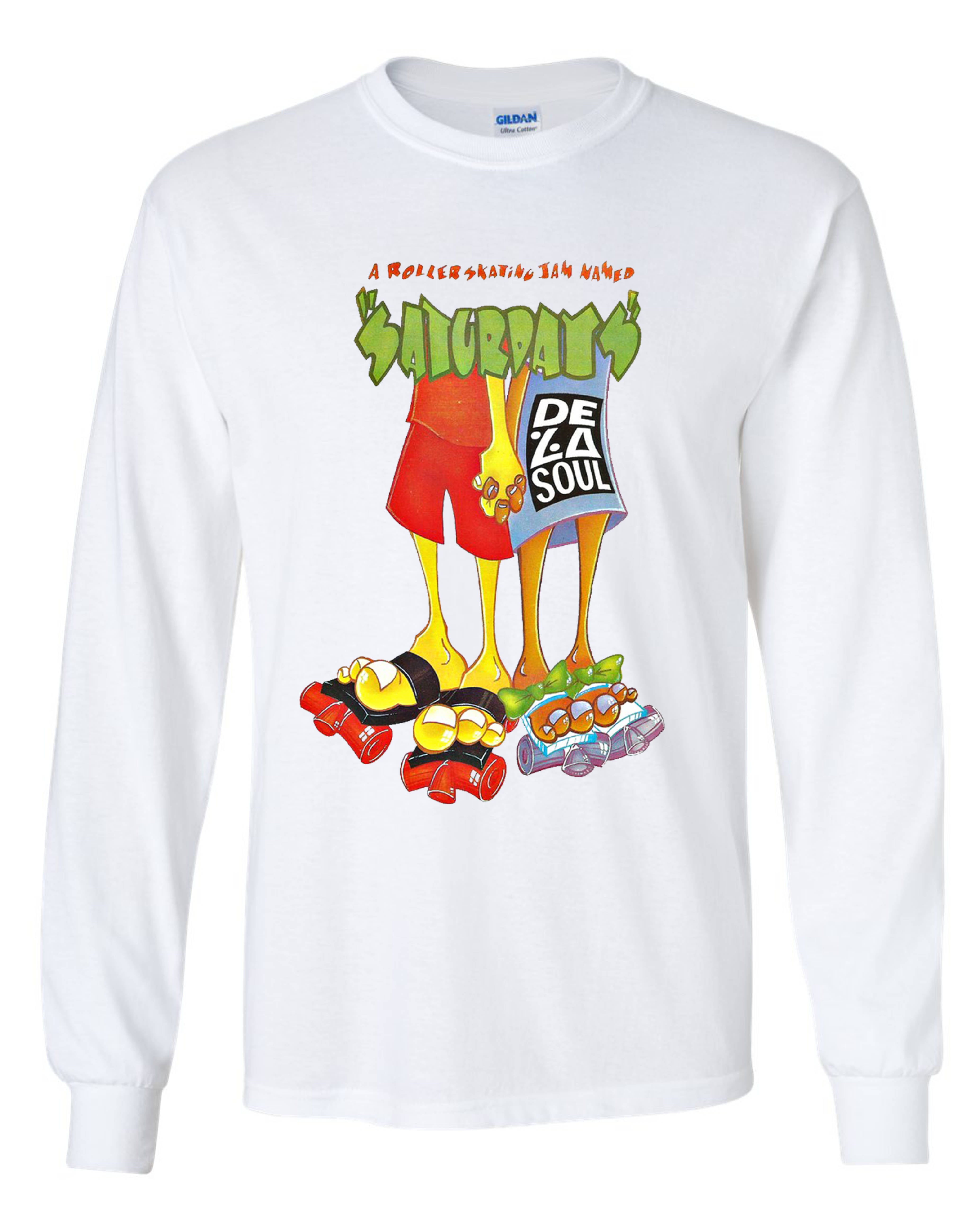 De La Soul Rollerskating Jam named Saturdays Long Sleeve Shirt