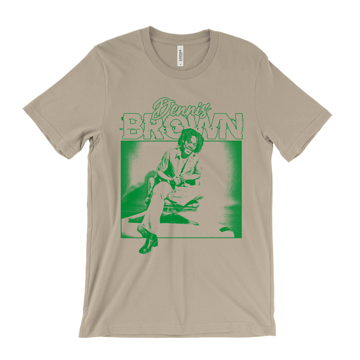 Dennis Brown (green print) T-Shirt