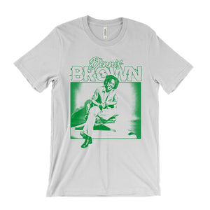 Dennis Brown (green print) T-Shirt