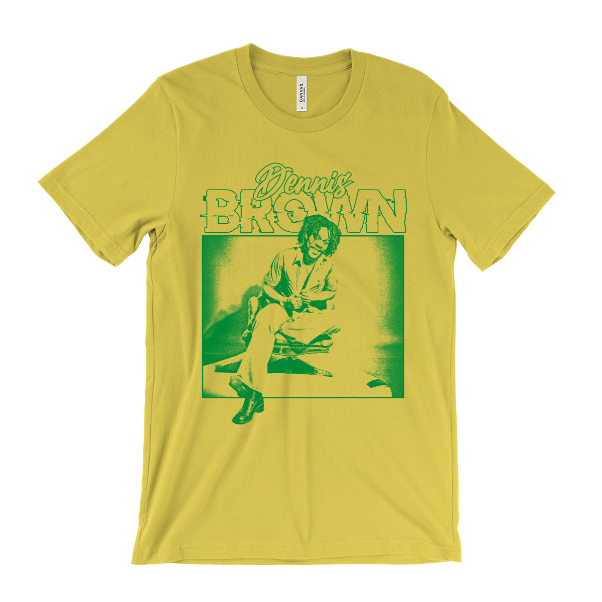 Dennis Brown (green print) T-Shirt