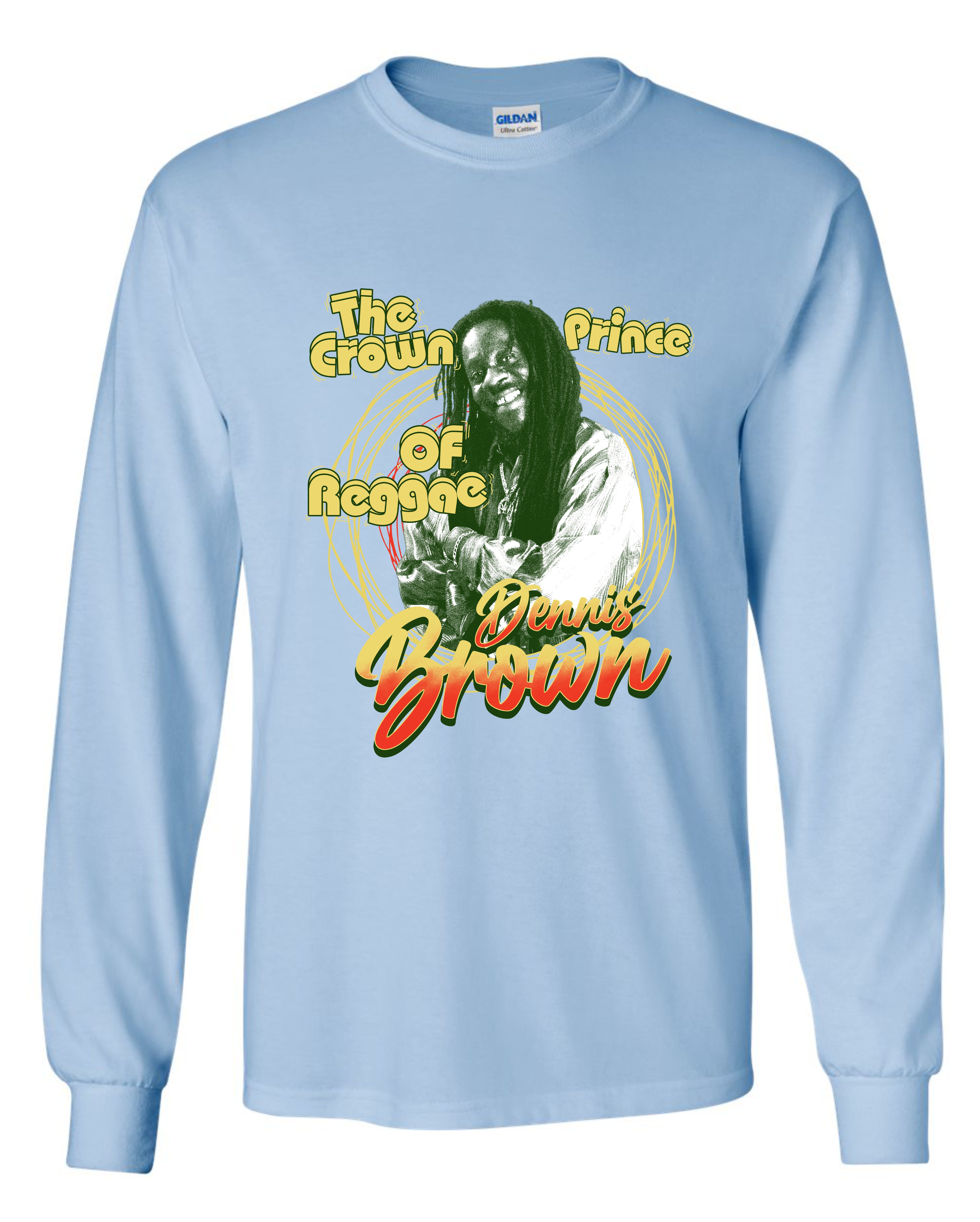 Dennis Brown - The Crown Prince Of Reggae Long Sleeve Shirt