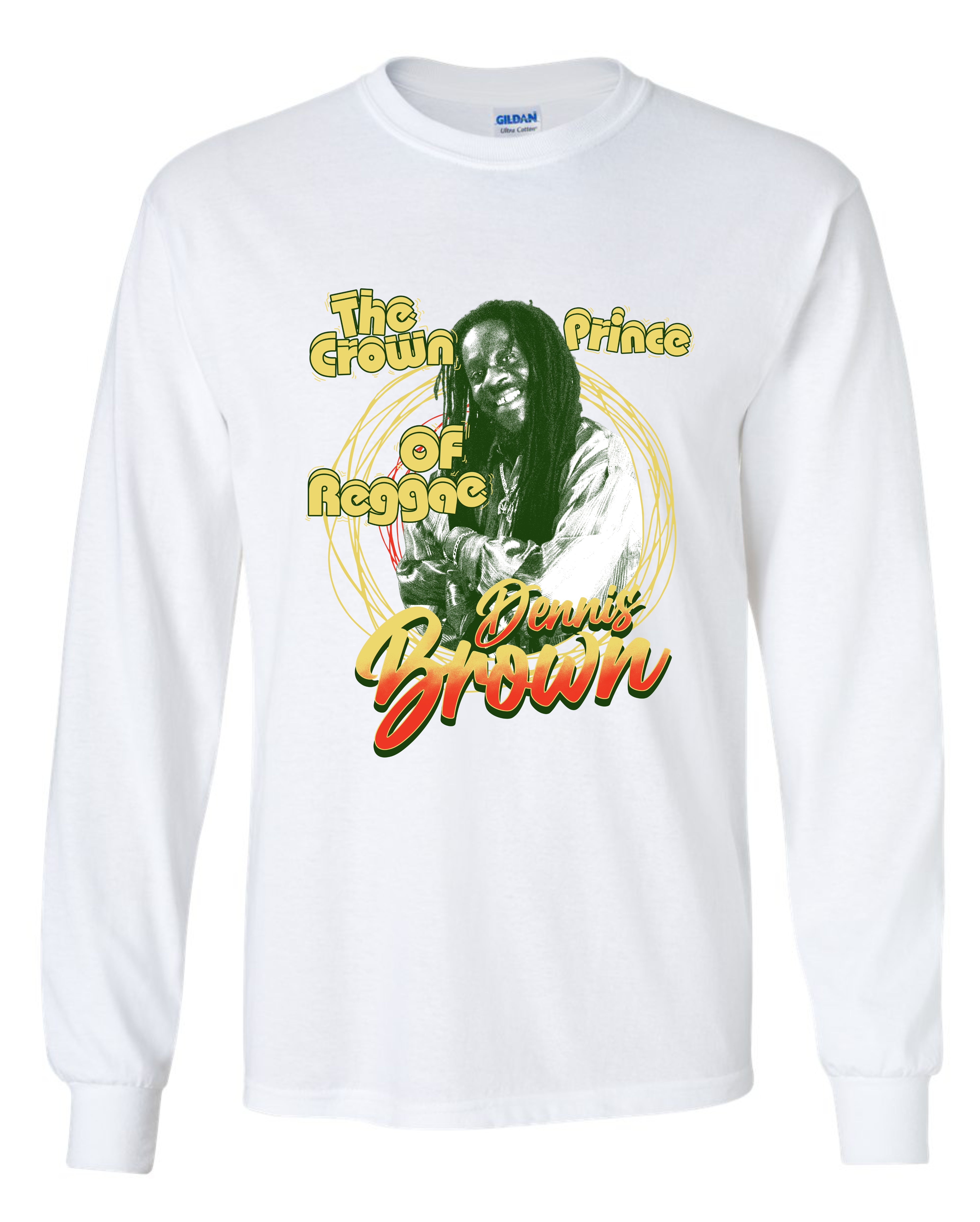 Dennis Brown - The Crown Prince Of Reggae Long Sleeve Shirt