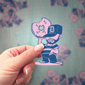 J Dilla Donut Sticker