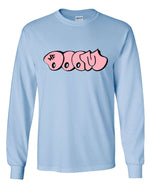 Load image into Gallery viewer, MF Doom Pink Bubble Long Sleeve Shirt

