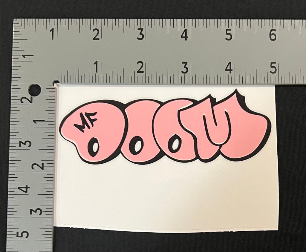 MF Doom Pink Sticker