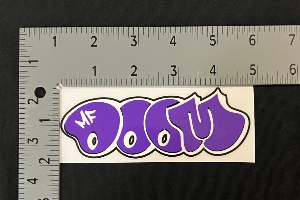 MF Doom Purple Sticker