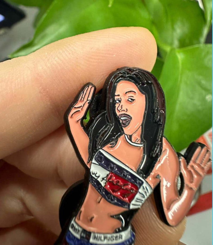 Aaliyah Tommy Hilfiger Pin