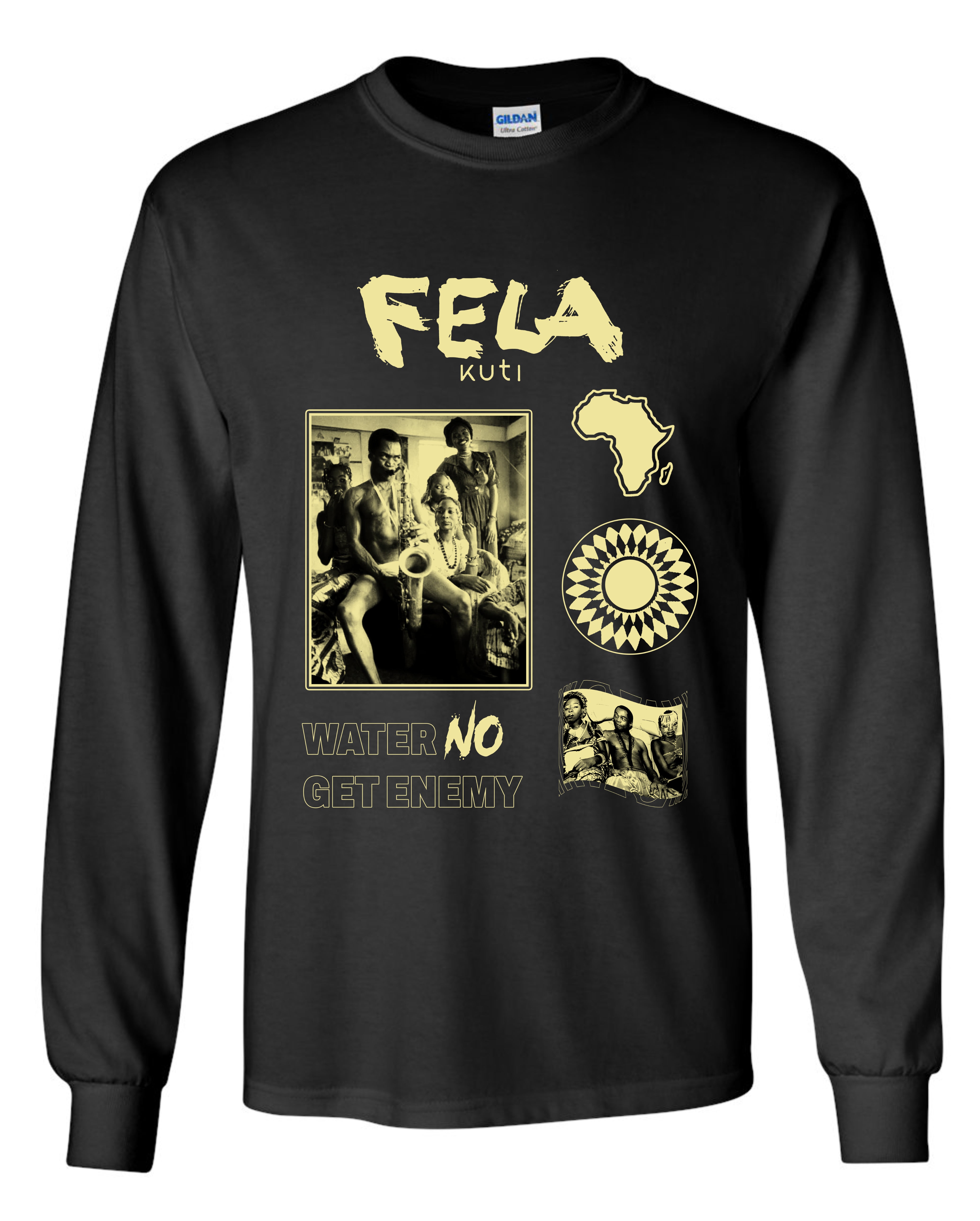 Fela Kuti - Water No Get Enemy Long Sleeve Shirt