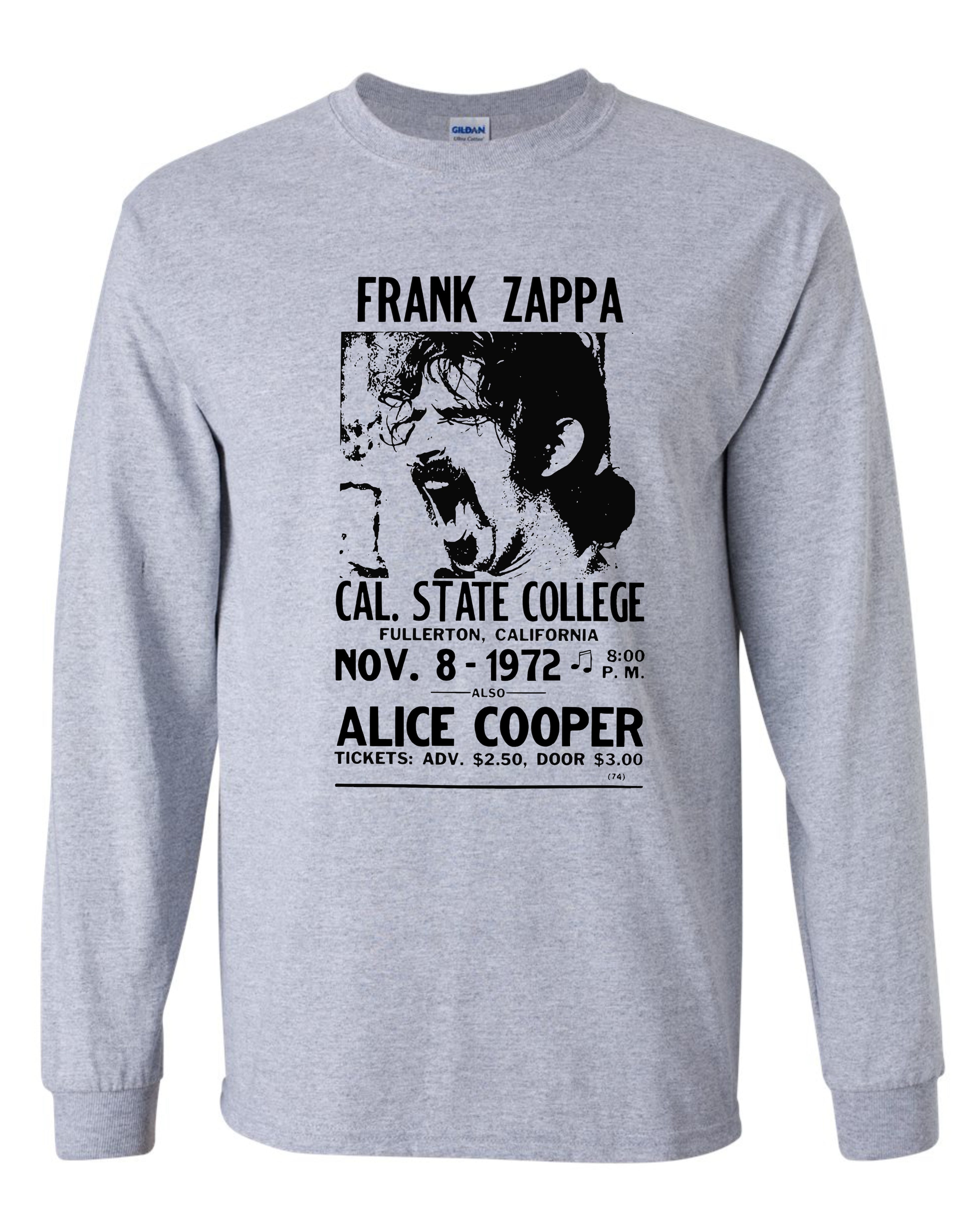 Frank Zappa Poster Long Sleeve Shirt