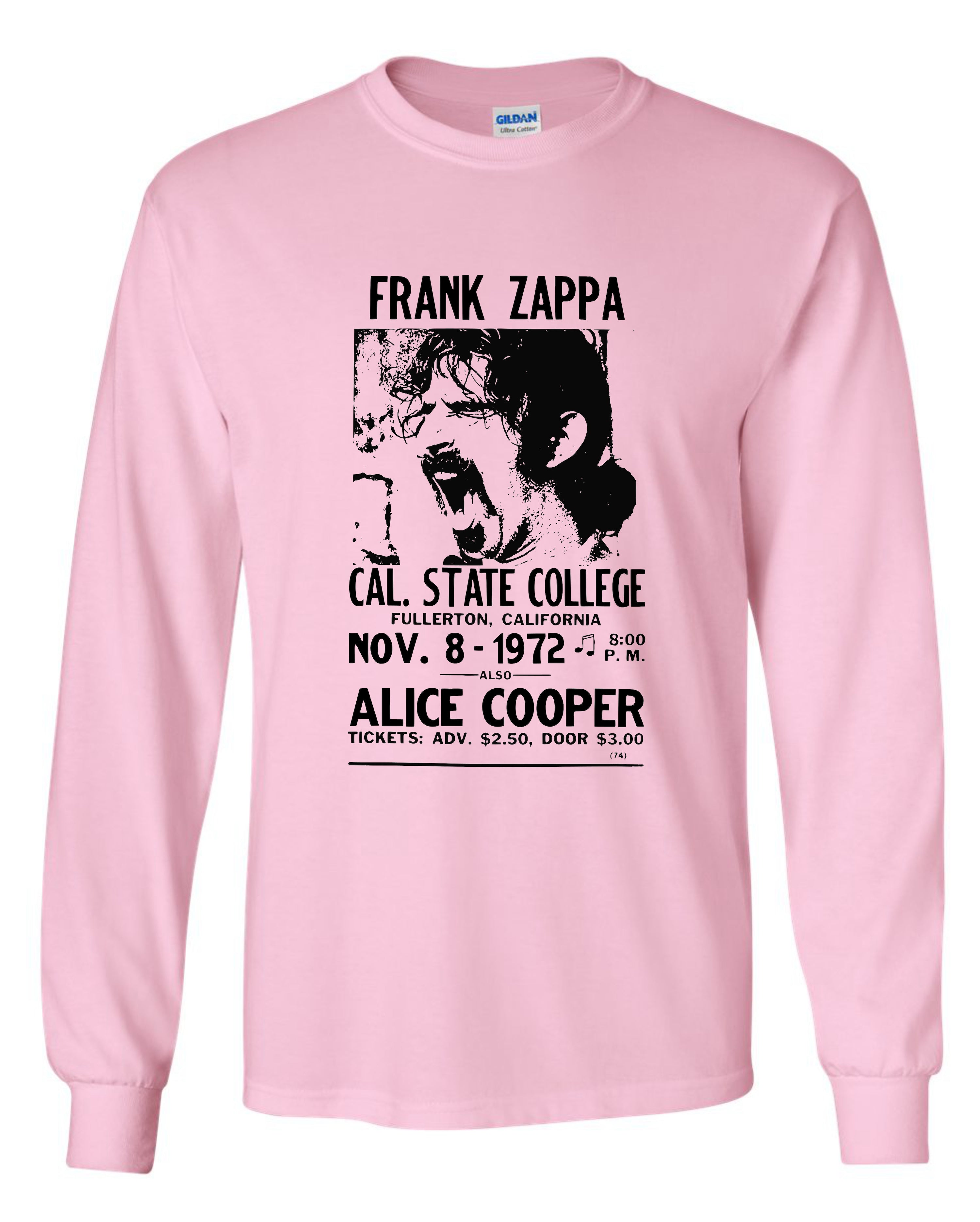 Frank Zappa Poster Long Sleeve Shirt