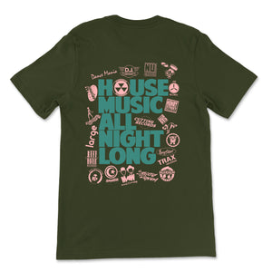 House Music Record Labels T-Shirt