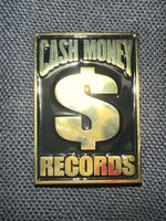 Load image into Gallery viewer, Cash Money Records Gold and Black Pin
