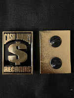 Load image into Gallery viewer, Cash Money Records Gold and Black Pin
