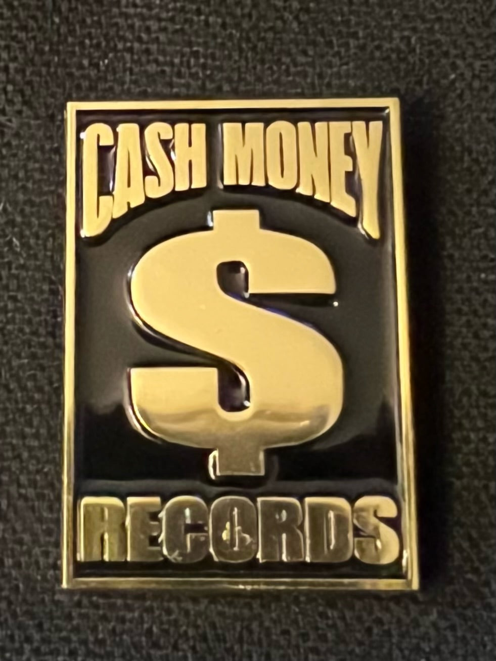 Cash Money Records Gold and Black Pin