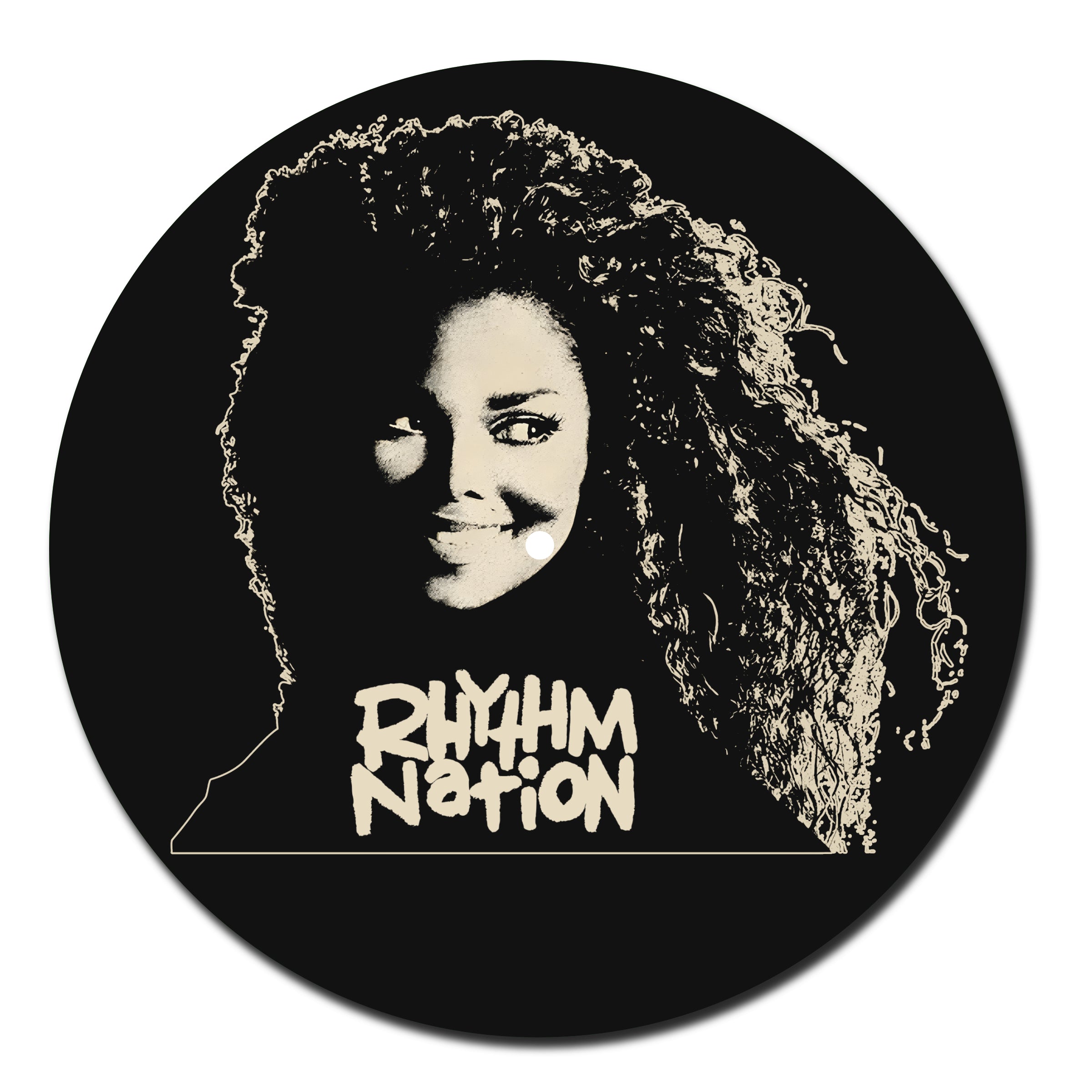 Janet Jackson Rhythm Nation Turntable Slipmat