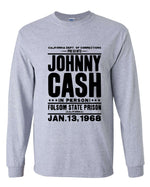 Load image into Gallery viewer, Johnny Cash Long Sleeve Shirt
