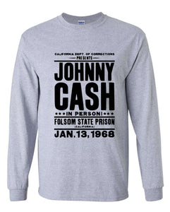 Johnny Cash Long Sleeve Shirt