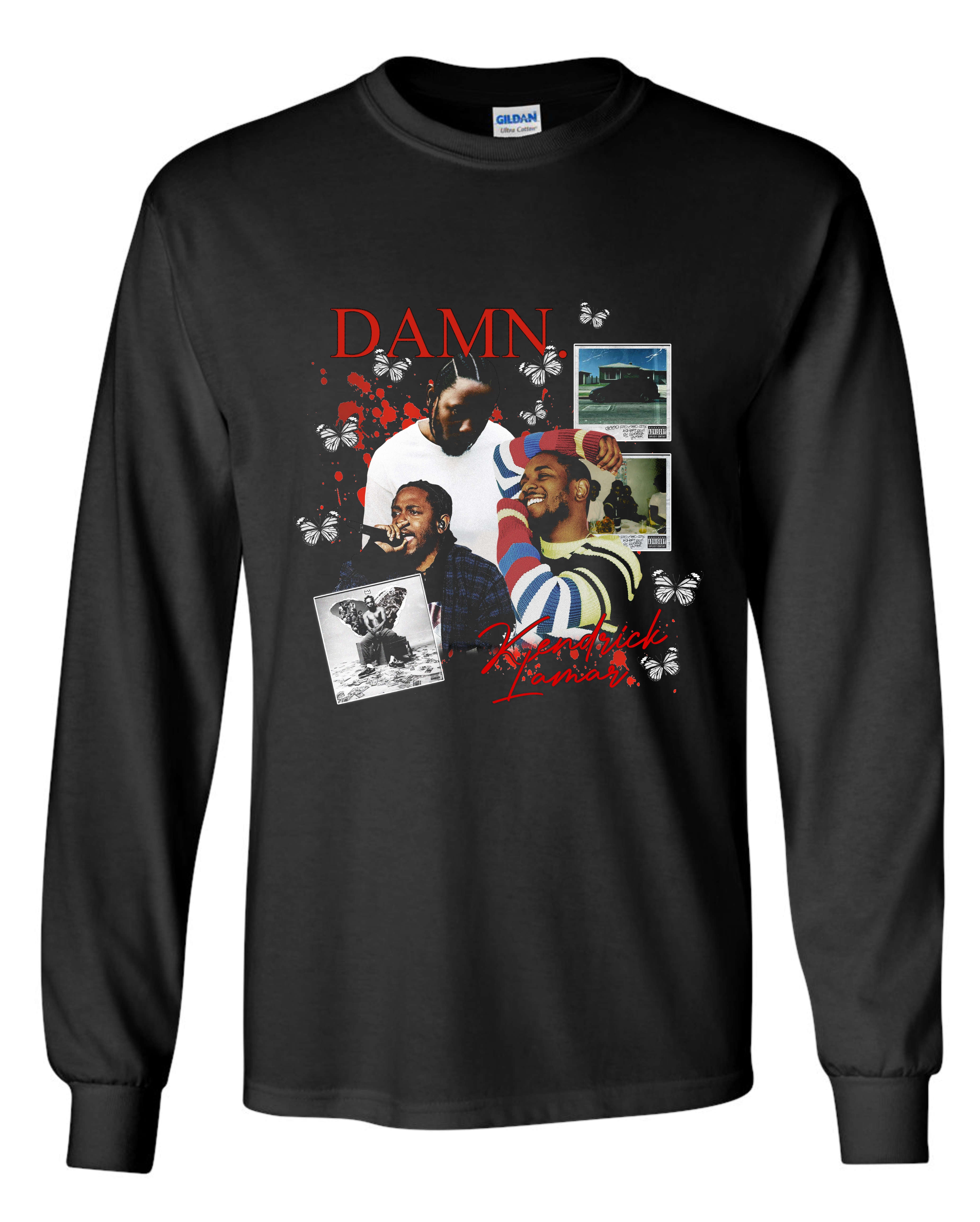 Kendrick Lamar Damn. Long Sleeve Shirt