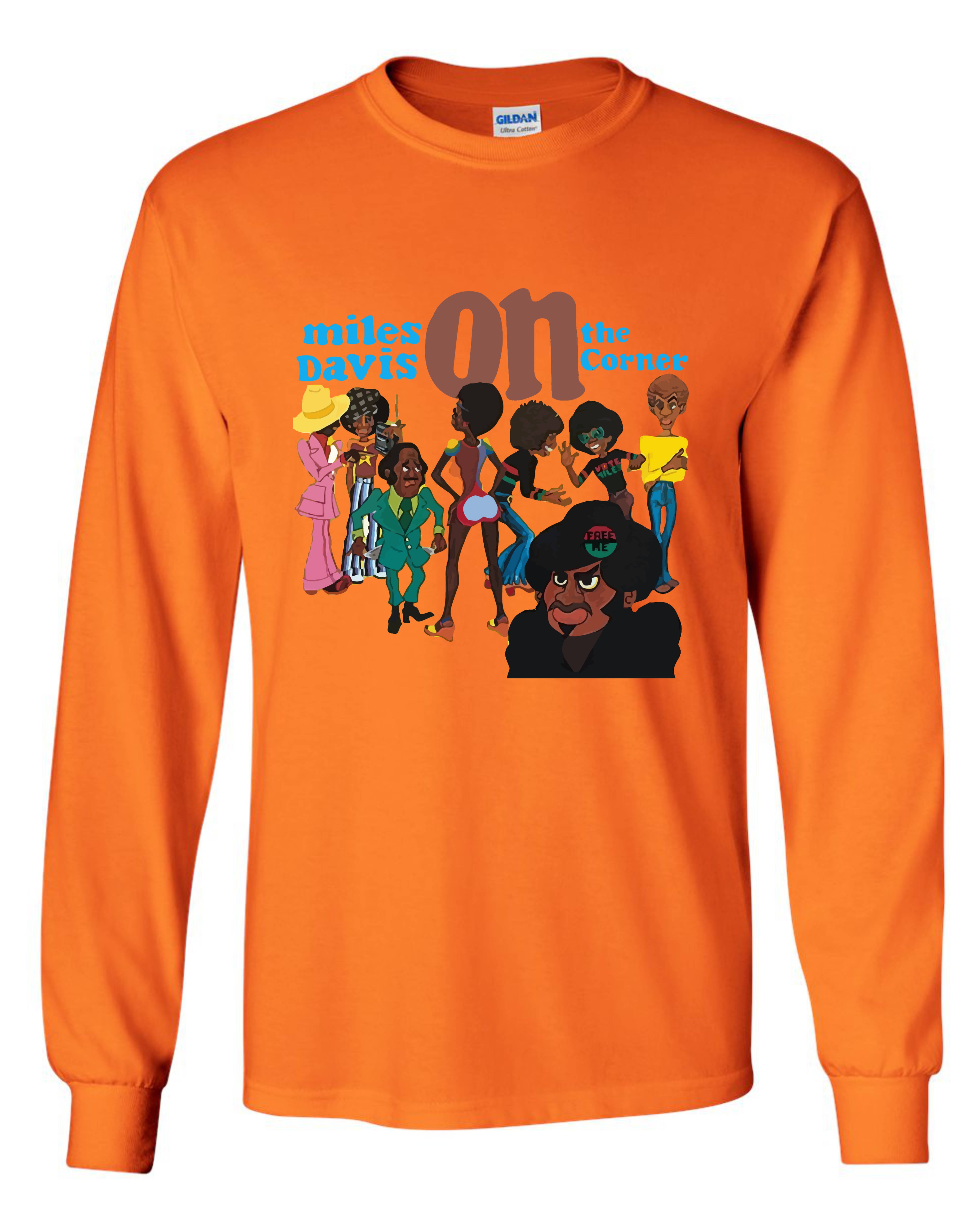 Miles Davis On The Corner Long Sleeve Shirt