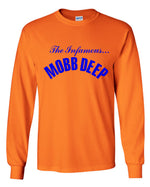 Load image into Gallery viewer, Mobb Deep Blue and Orange Long Sleeve Shirt
