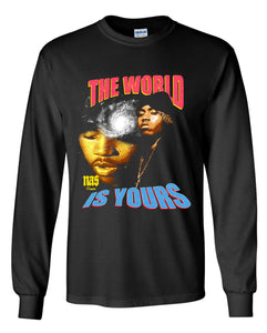 Nas The World Is Yours Long Sleeve Shirt